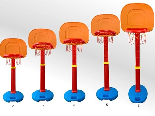 CESTA DE BASQUETE COM 5 OPÇÕES DE ALTURA PLAYGROUND BARZI