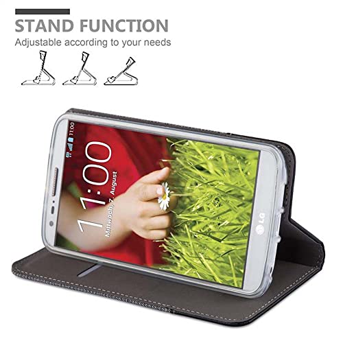 Cadorabo Custodia Libro per LG G2 MINI in GRIGIO