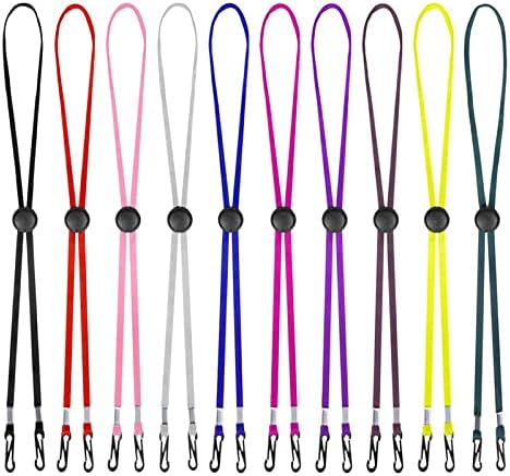 10 Pack - Mask Lanyard，Ear Pressure Relief Comfort，Adjustable Length，Suitable for Adult Kids mask Lanyard，Mask Holder