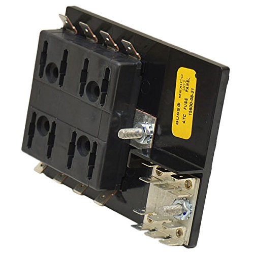 Cooper Bussmann 15600-08-21 ATC Fuse Panel, Long Base, 8 Positions by Cooper Bussmann