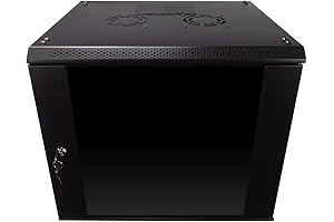 NavePoint 9U 19" Rack - 9U Wall Mount Network Cabinet