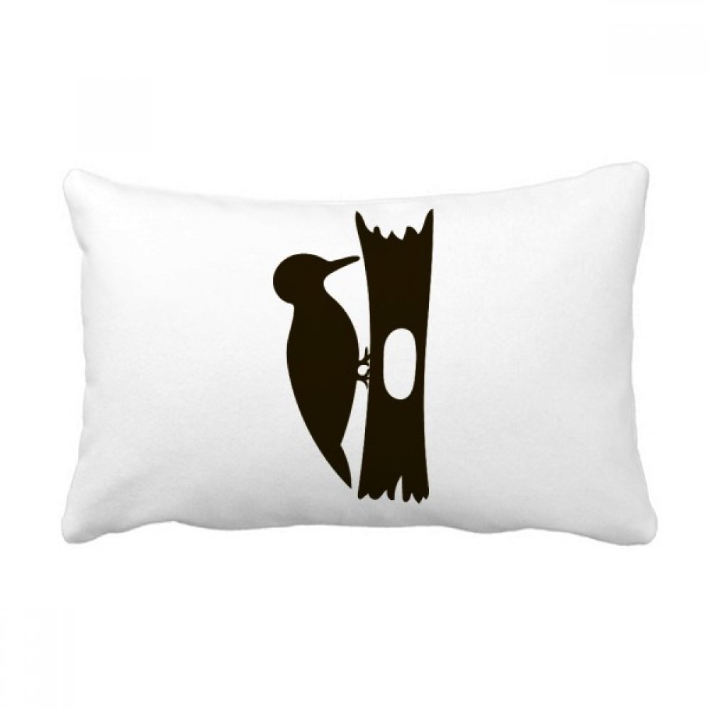 Oreiller lombaire Woodpecker housse coussin canapé multicolore