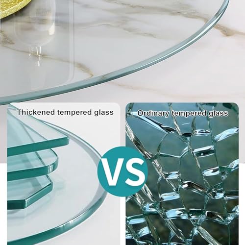 Plateau de service rotatif en verre pour éviter les chutes de plats - 6