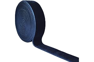 0.5" 1 Yd Navy Blue Velvet Ribbon