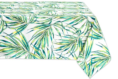 Yihomer Spring & Summer Table Cloth - 60 X 84 Inch Rectangle Tablecloth - Waterproof Wrinkle Free Table Cover For Outdoor Or Indoor Use, Palm Leaves Dream #TOP4
