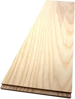 Ash Craft Boards 1/4 x 4 1/2 x 18 inch (2 Pack) Solid Hardwood Laser Ready