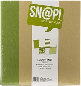 Simple Stories SN@P! Segregator 6x8 Zielony