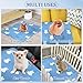 kathson 2 PCS Rabbit Cage Liners Washable Super Absorbent Sleep Pad Bed for Guinea Pig Small Animals Reusable Fleece Bedding Anti-Slip Mats for Bunny Hedgehog Kitten Chinchilla (31 x 36inch)