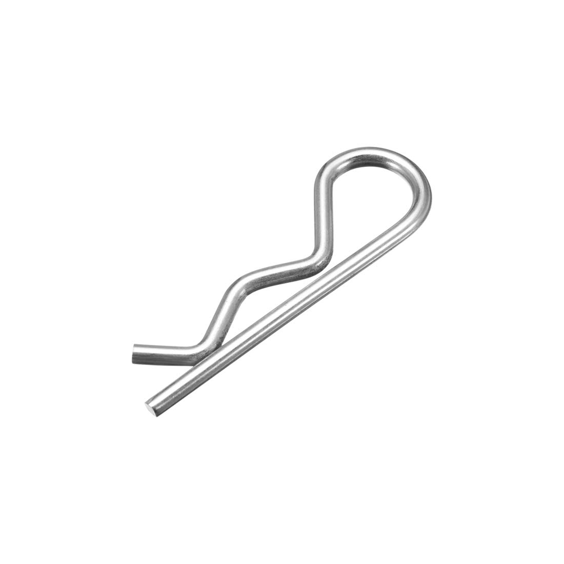 Amazon.co.jp: uxcell Clip Pin R-Shaped Spring Fastener, Carbon Steel ...