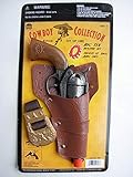 Big Game Toys~ Big TEX-Pistol Cowboy Western Holster Heavy CAST Metal Toy Cap Gun Italy