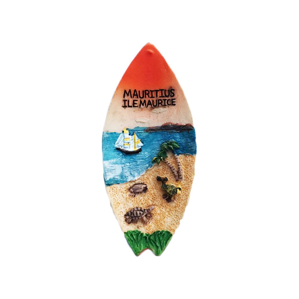 Wedarego White 3D Mauritius Boat Refrigerator Magnet,Tourist Souvenirs,Ocean Style Fridge Magnet,Home And Kitchen Decoration,Promotion Gift