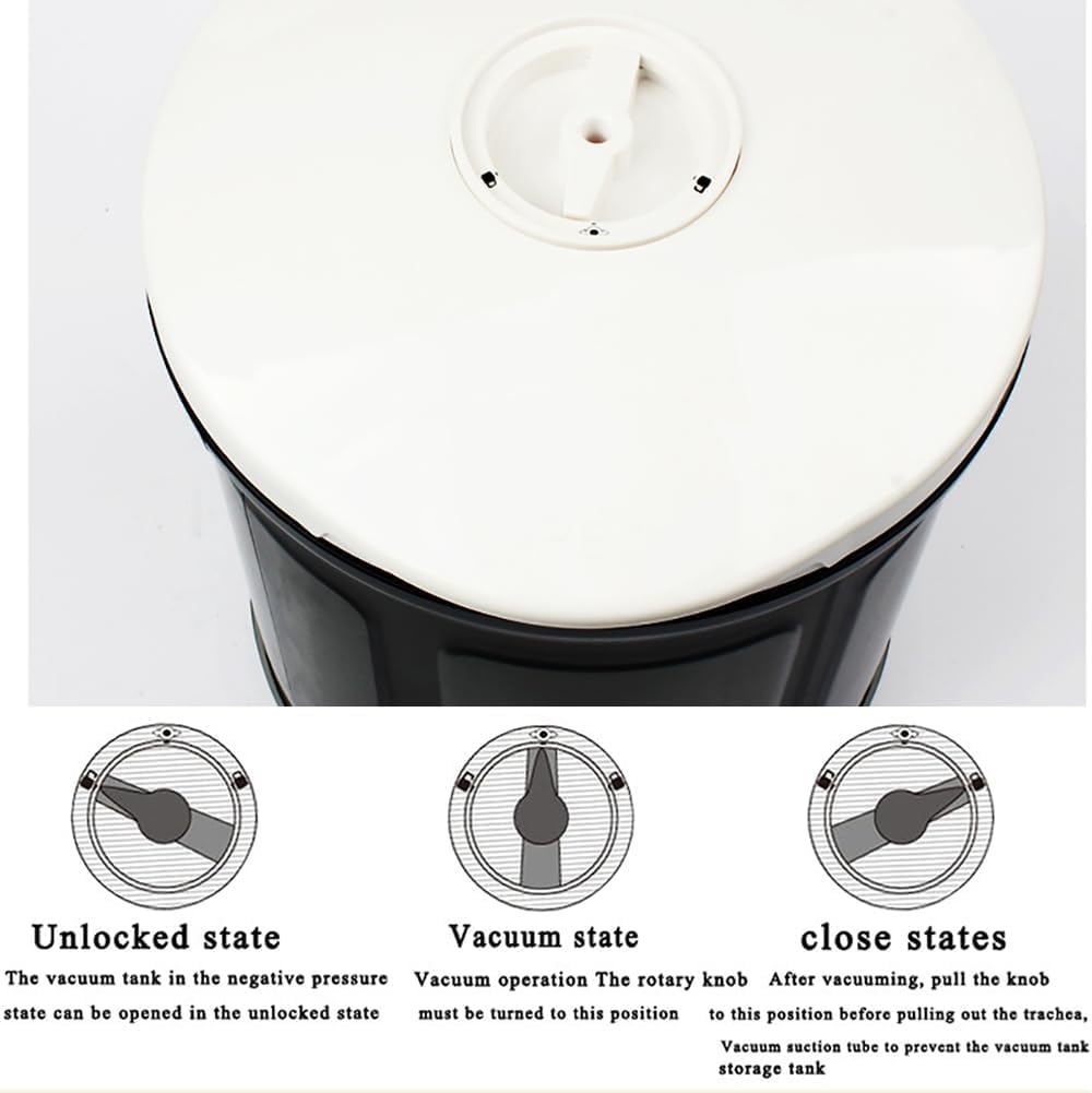Komercyjny próżniowy marynator mięsa 7L Electric Tumbler do boczku z kurczaka, maszyna do marynowania próżniowego z powolnym walcowaniem i timerem, beczka ze stali nierdzewnej do użytku w restauracji