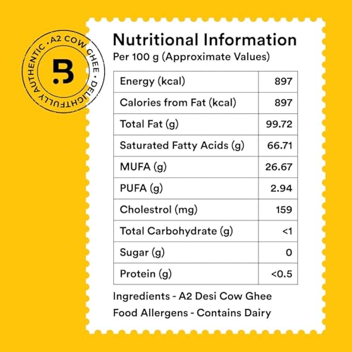 Image of Barosi Premium A2 Cow Ghee 3 Litre Family Saver Pack | A2 Danedar Desi Ghee | Churned from Curd with Bilona Method | Pure & Aromatic | Farm Made in Small Batches