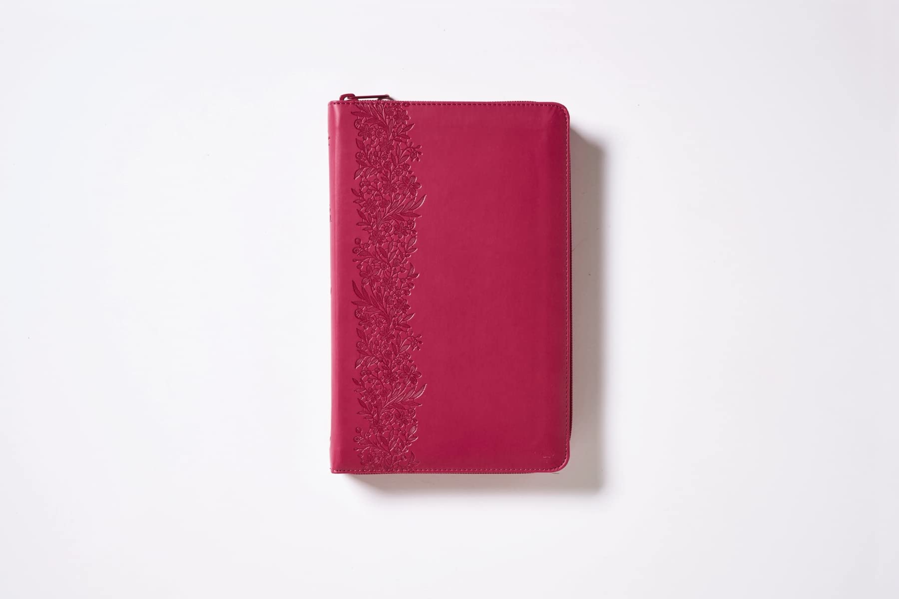 RVR60, Santa Biblia, Tierra Santa, Letra grande, Leathersoft, Fucsia, con Cierre, Palabras de Jesús en Rojo, Comfort Print (Spanish Edition)