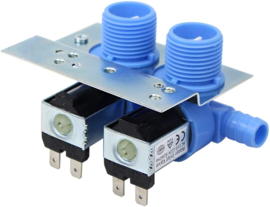 Clothes Washer Water Inlet Valve with Mounting Bracket for 285805 Whirlpool, Maytag, Alliance, GE, Kenmore, Amana, Admiral,Frigidaire and Electrolux