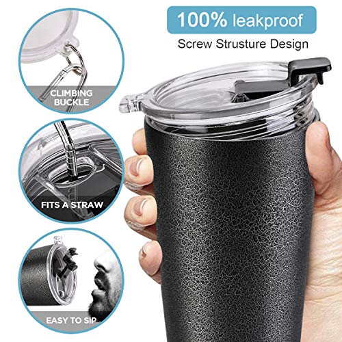 Travel Mug 20 oz Spill Proof Cup with Screw Lid Spill Proof Travel