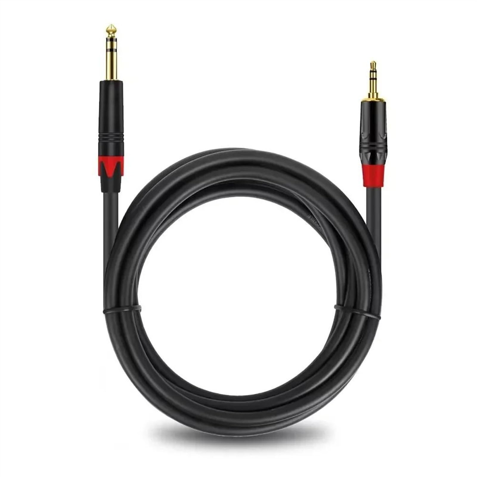 Przewód połączeniowy audio Stereofoniczny kabel audio 3,5 mm do 6, z męskiego na męskie 1-3 m(A,300cm)