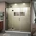 DreamLine D3241472L-06 Shower Door, 62-62.5" W x 72" H, Oil Rubbed Bronze