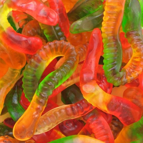 Gummy Worms Bulk 1 Pounds, 4 Pack
