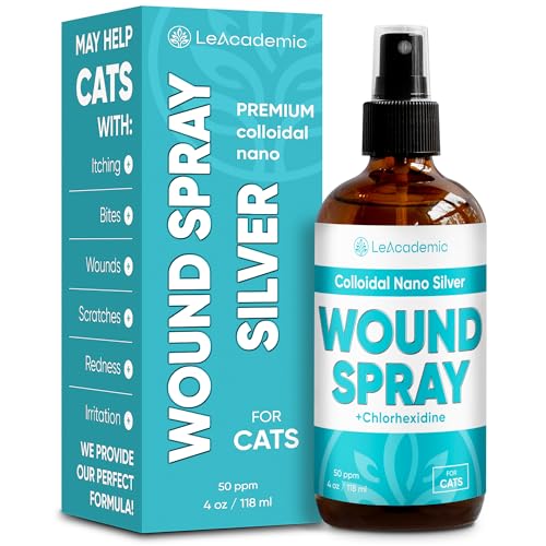 Cat Wound Care Spray is Perfect with Cat Cone | Nano Silver + Chl...