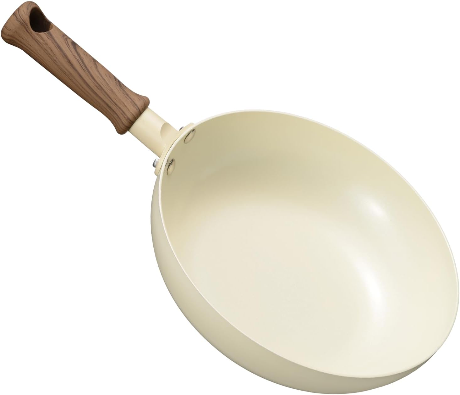 Wahei Freiz RB-3524 Dish Pan, Deep Frying Pan, 9.4 inches (24 cm), Ceramic Processing, Header, For Dining Tables