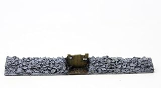 War World Gaming | Rubble Stone Wall with Gate | Painted x 3 | 20mm - 28mm Scale Resin Wargaming Tabletop Terrain Scenery