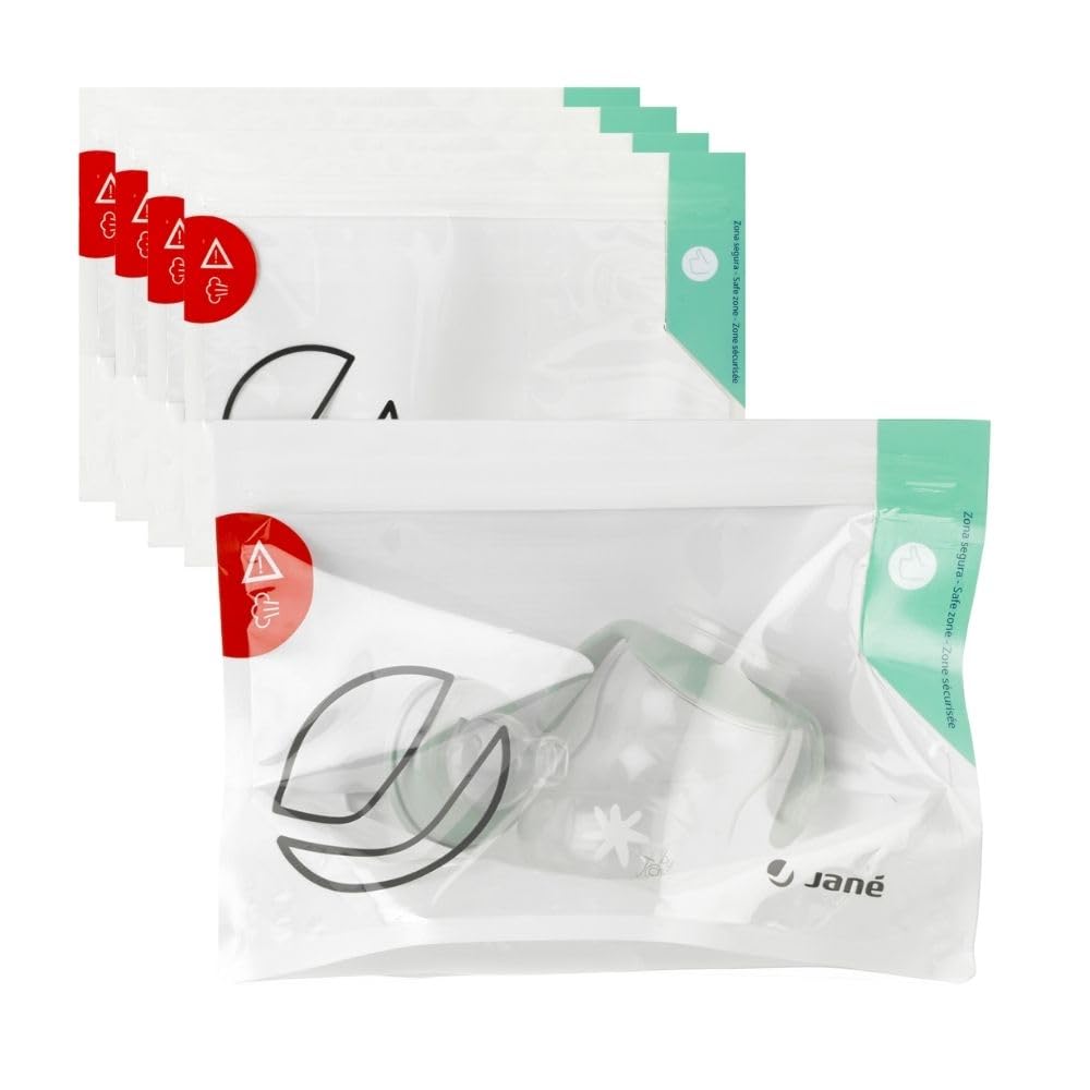 Jané 5 x Reusable Microwave Steriliser Bags Steam Sterilized in 3 Minutes