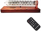 [Avec télécommande] Pour la commodité d'utilisation, nous n'hésitons pas à équiper l'horloge de boutons tactiles coûteux au prix, et nous personnalisons également la télécommande de haute qualité pour votre meilleure expérience