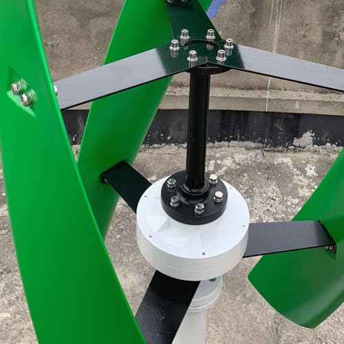 Image of Vertical Wind Turbine, 400 Watts, Alternative Energy Generators 12V 24V 500W Vertical Home Residencial Wind Turbine Generator (Wind only)