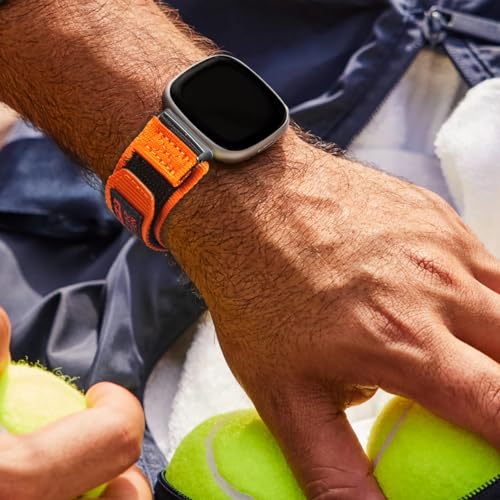 Correa para Fitbit Versa 3/4 y Sense estilo militar nylon miniatura 2