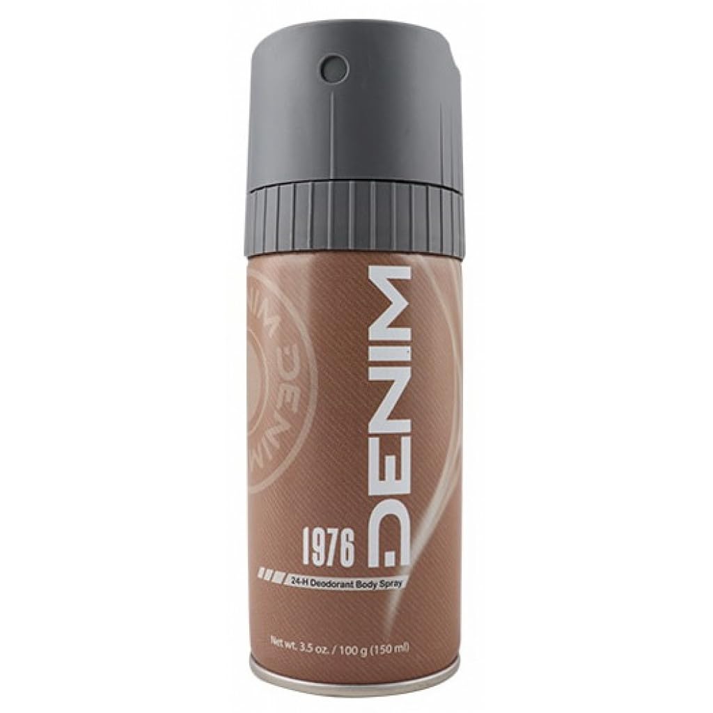 Desodorante Denim Corpo 1976 - Desodorante en spray corporal (12 unidades, 150 ml, incluye llavero Beni Culinari gratuito)