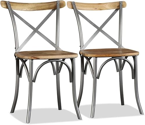 Miniatura 2 de Dining Chairs,Restaurant Dining Chair,Outdoor Dining Chair Suitable for Daily Dining Or Special Events, Such As Meetings, Kitchens 4 Pcs Solid Mango