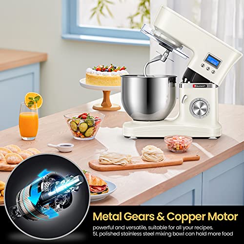 HAUSWIRT Stand Food Mixer HM740 3in1 with Digital Display, 8 Speeds