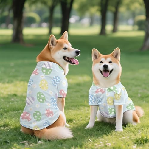 Camisa para perro pequeña con estampado Daisy Easter Egg miniatura 2