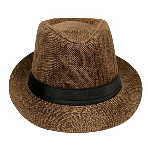 Kabello Western Cowboy Hat-Leather Felt Man's Crushable Wide Brim...