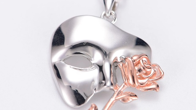 Amazon.com: Peireara Phantom of the Opera Necklace 925 Sterling