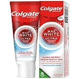 Colgate Zahnpasta Max White Ultra Freshness Pearls 50ml - Zahncreme für weißere Zähne & langanhaltende Frische