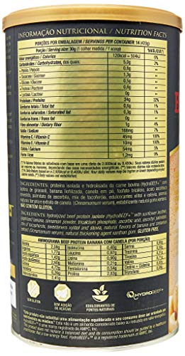 Beef Protein, Essential Nutrition, Banana com Canela, 420 G