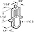 Prime-Line Products B 631 Screen Door Roller Assembly with Nylon and 1-Inch Steel Wheel,(Pack of 2)