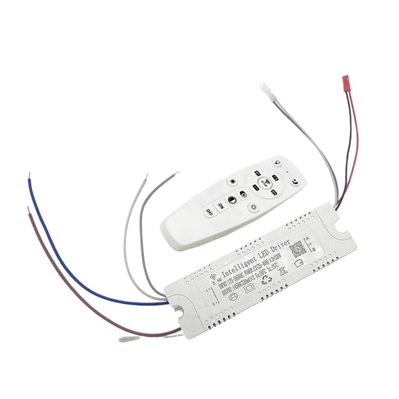 Driver LED 2.4G dimmable 37-50W x2 avec télécommande RF et contrôle application pour plafonnier - 7