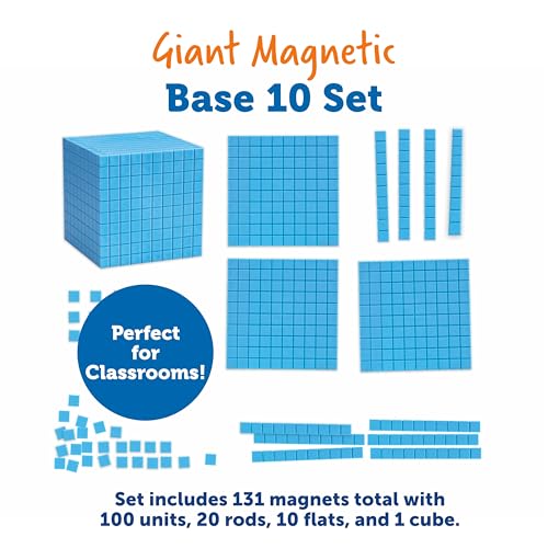Kit de démonstration aimanté géant de Base 10 pour animer les cours de mathématiques - 4
