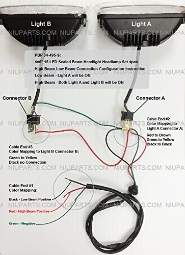 Led Headlights With Bezel & 12" Amber/Amber Led Light Strip Chrome Lh & Rh Fit: Kenworth T400 T600 T800 W900B W900L Peterbilt 378 379 Western Star 4900 Freightliner Fld Classic Xl Mack Superliner #TOP6