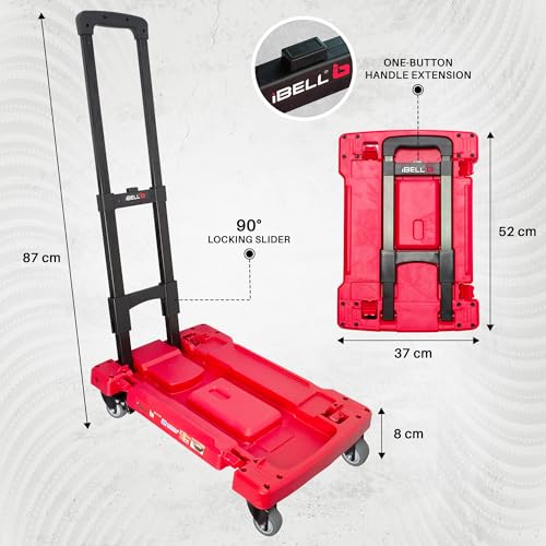 Image of iBELL FT100 | 2-in-1 Tool Box Cart Cum Mechanical Creeper, 100kg Load Capacity, Multi-Purpose Mobile Workstation, Heavy-Duty Rolling Cart for Garage, Workshop, Car Maintenance & DIY Projects