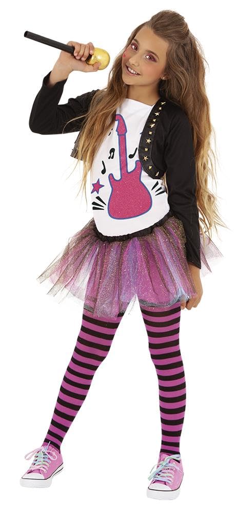 Funny Costumes - Disfraz Chanel P. Pop Girls Band infantil, Talla M 5-7 años (Rubie's S8623-M)