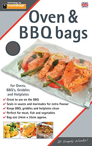Toastabags Oven and BBQ Bags, Transparent, Pack of 50