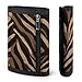 Animal Zebra Print Trifold Wallet Slim Credit Card Holder Polyester Front Pocket Wallet Fashion Purse Gifts