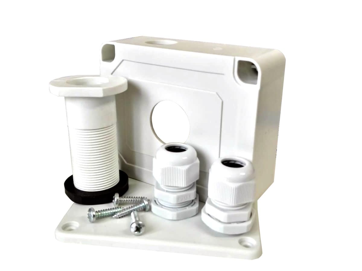 VeeTech Pasacables para techo caravana MULTIBOX con dos PG13,5 6 vías