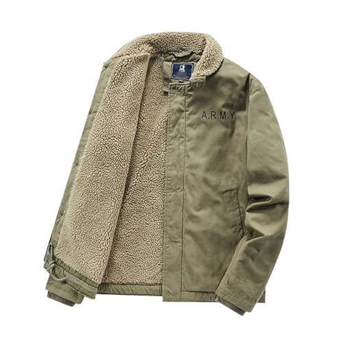Blouson militaire homme chaud polaire pour affronter le grand froid