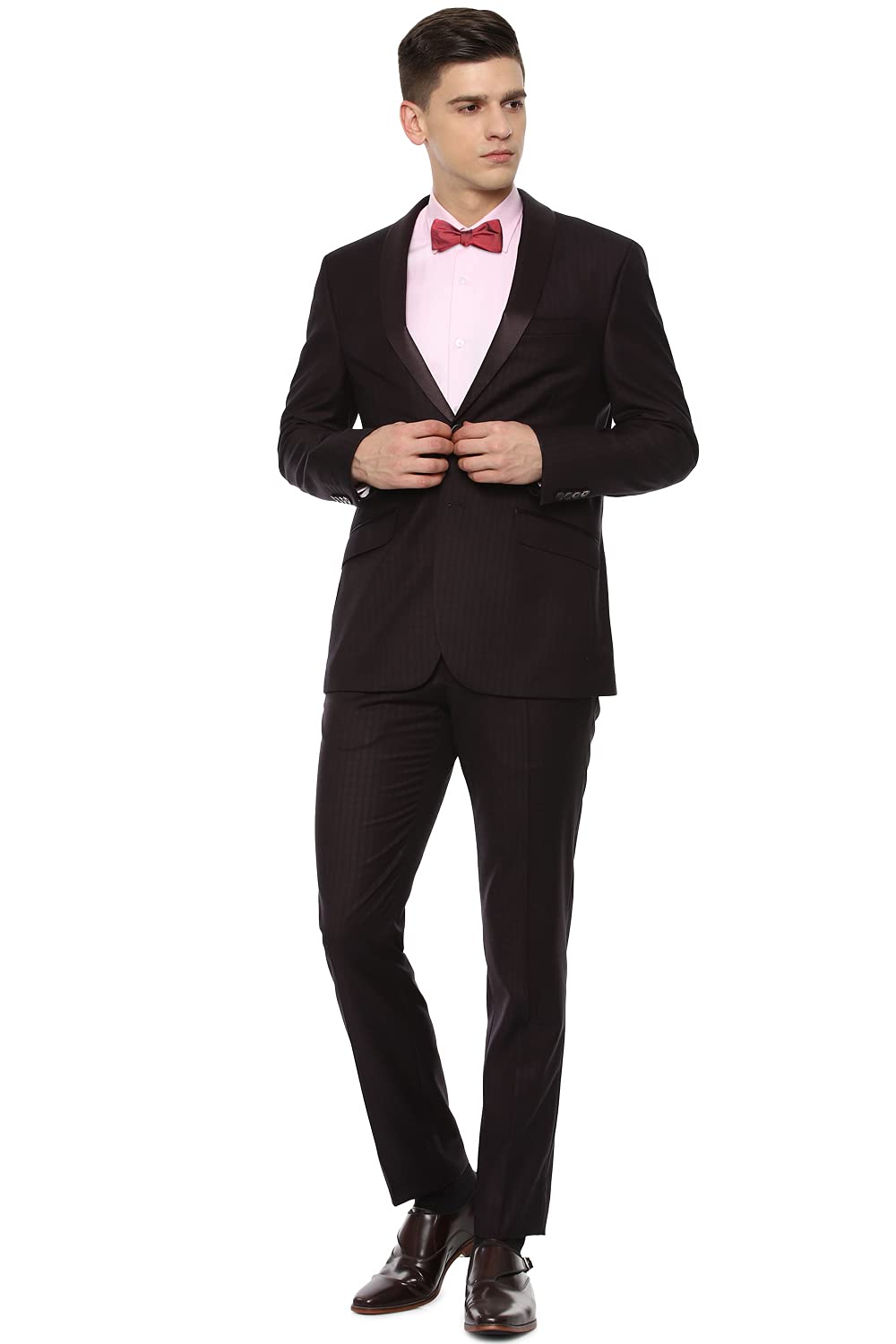 van heusen Men's Polyester Blend Two Piece Suit-Dress Set-picture-14