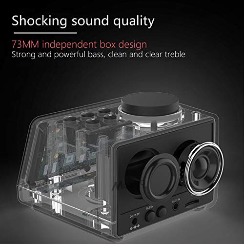 Haojie Radiosveglia da comodino K11, orologio